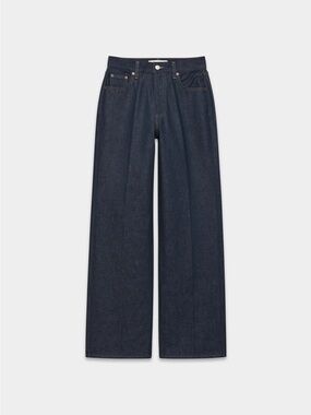 Denim Forum The Farrah Hi-Rise Wide Jean